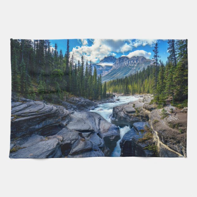 Banff National Park Alberta Canada Kitchen Towel (Horizontal)