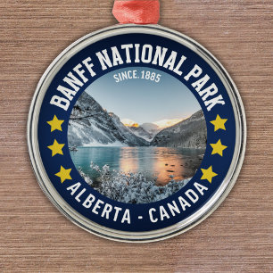 Banff National Park Alberta Canada Metal Ornament