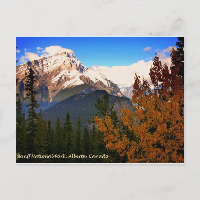 Banff National Park, Alberta, Canada Rockies Postcard (Front)
