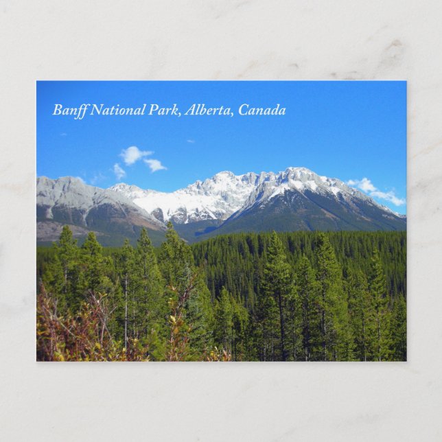 Banff National Park Alberta Canada Rockies Postcard (Front)