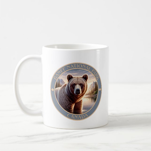Banff National Park Canada Coffee Mug (Left)