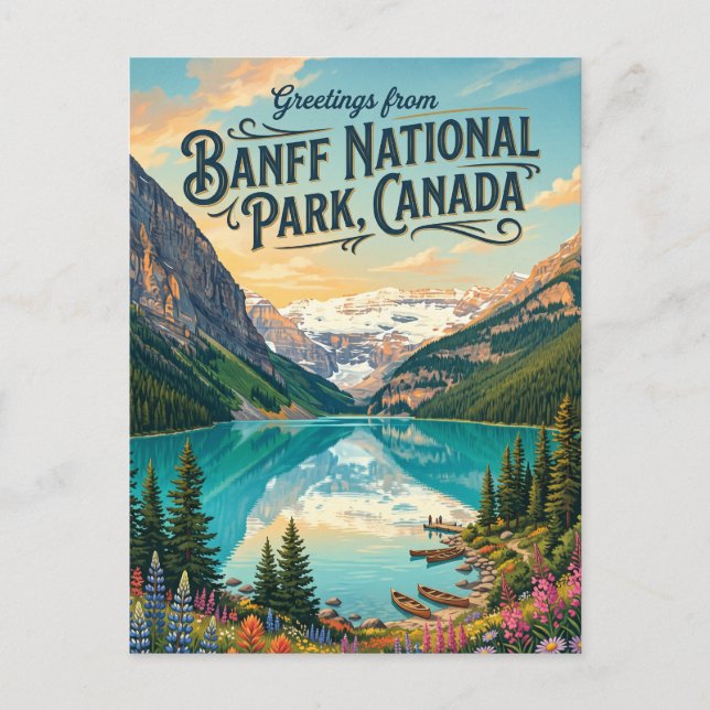 Banff National Park Canada Postcard (Front)