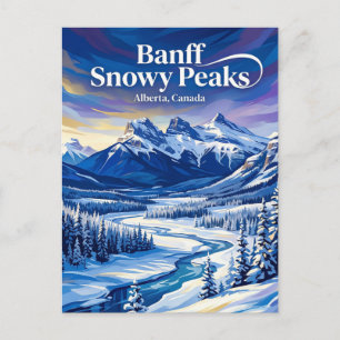 Banff National Park Canada Postcard