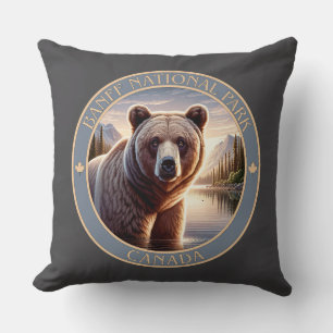 Banff National Park Canada Throw Pillow