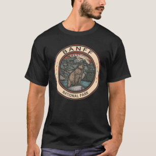 Banff National Park Canada Travel Emblem Vintage T-Shirt