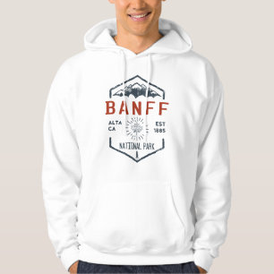 Banff National Park Canada Vintage Distressed Hoodie