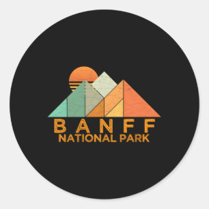 Banff National Park Classic Round Sticker