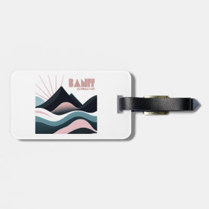 Banff National Park Coloured Hills Luggage Tag