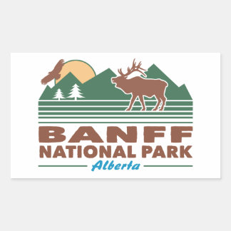 Banff National Park Elk Sticker