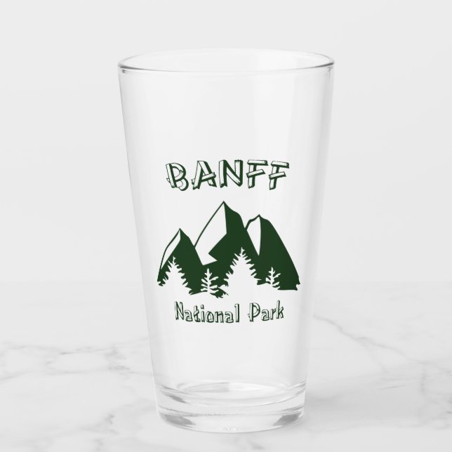 Banff National Park Glass (Front)