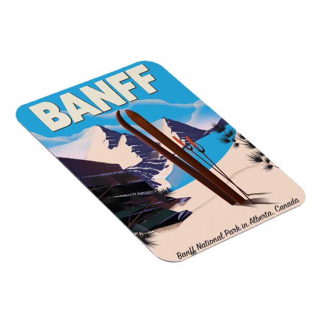 Banff National Park in Alberta, Canada. Magnet (Right Side)