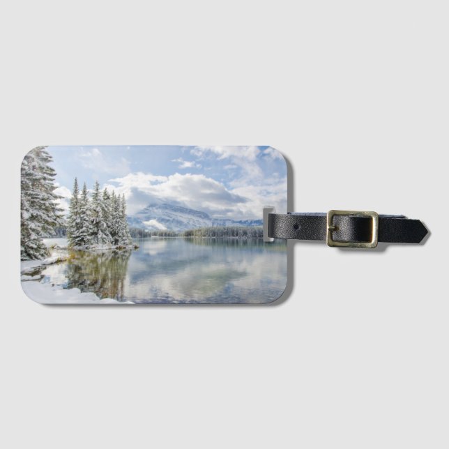 Banff National Park in winter Luggage Tag (Front Horizontal)