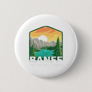 Banff National Park Lake Louise Canada Vintage 2 Inch Round Button