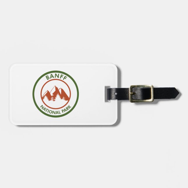 Banff National Park Luggage Tag (Front Horizontal)