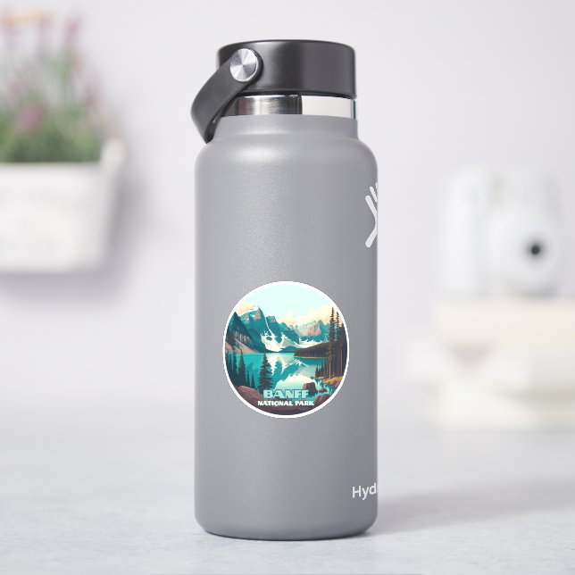 Banff National Park Moraine Lake Retro (HydroFlask)