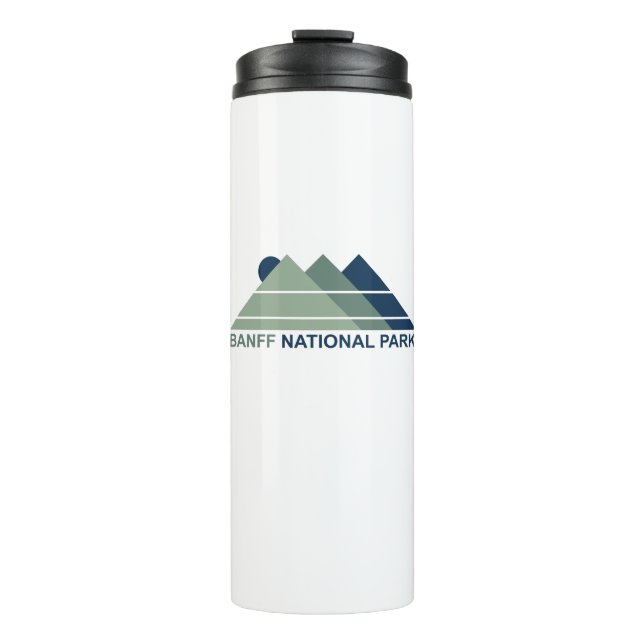 Banff National Park Mountain Sun Thermal Tumbler (Front)