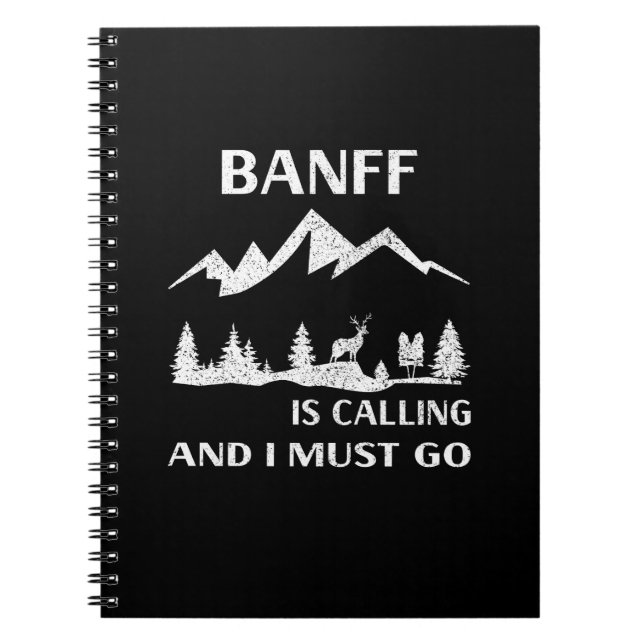 Banff National Park Notebook (Front)