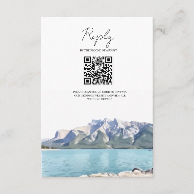 Banff National Park - Response Card (Front)