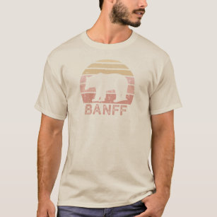 Banff National Park Retro Bear T-Shirt