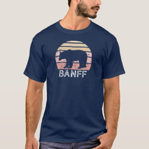 Banff National Park Retro Bear T-Shirt