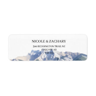 Banff National Park - Return Address Label