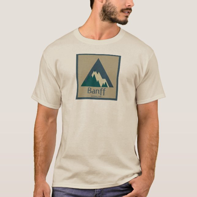 Banff National Park Rustic T-Shirt (Front)