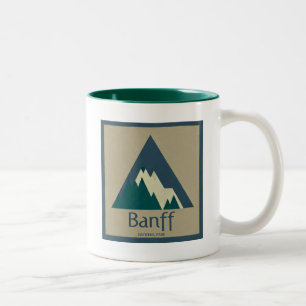Banff National Park Rustic Two-Tone Coffee Mug