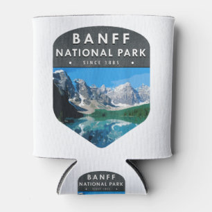 BANFF National Park T Shirt Hiking Tee Wanderlust. Can Cooler
