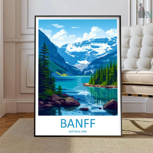 Banff National Park Travel Print Wall Art Banff Wa