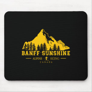 Banff Sunshine Canada Ski Resort Alpine Skiing Mouse Pad