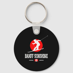 Banff Sunshine Canada Ski Resort Rocky Mountains S Keychain
