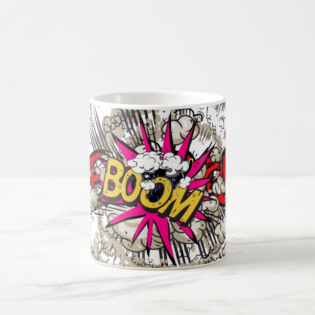 bang!, bang!, pop, BOOM! Coffee Mug (Center)