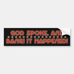 Bang Bumper Sticker
