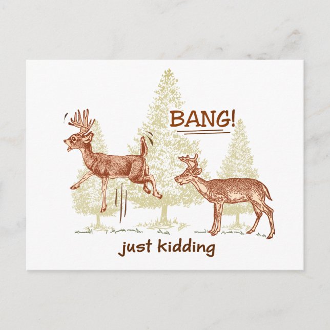 Bang ! C'Est Juste Du Raisonnement ! Carte postale (Devant)