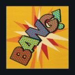 BANG Fun Retro Comic Book Pop Art<br><div class="desc">A fun,  cool and trendy retro comic book pop art-inspired design that puts the wham,  zap,  pow into your day. The perfect gift for superheroes,  your friends,  family or as a treat to yourself. Designed by ComicBookPop© at www.zazzle.com/comicbookpop*</div>