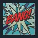 BANG Fun Retro Comic Book Pop Art<br><div class="desc">A fun, cool and trendy retro comic book pop art-inspired design that puts the wham, zap, pow into your day. The perfect gift for superheroes, your friends, family or as a treat to yourself. Designed by ComicBookPop© at www.zazzle.com/comicbookpop*</div>