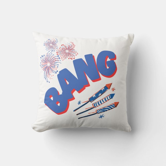 BANG pillow / Independence Day /July4th  (Front)