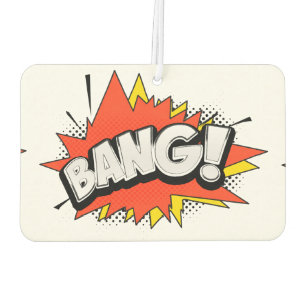 Bang Retro Action Comic Book Bubble Air Freshener