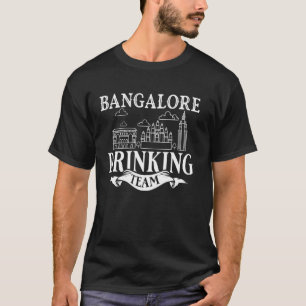 Bangalore India City Trip Skyline Map Travel T-Shirt