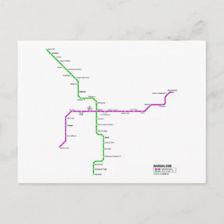 Bangalore subway postcard