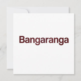 Bangaranga Funny Greeting Card | Quirky Retro Meme
