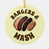 Bangers and Mash Sausage Potatoes British UK Food