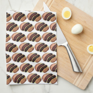 Bangers and Mash Sausage Potatoes British UK Food Kitchen Towel