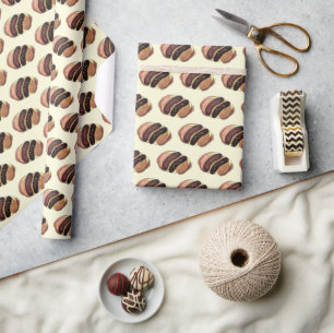 Bangers and Mash UK Food Sausage Potatoes Wrapping Paper