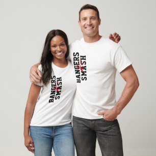 Bangers and smash t-shirt play on bangers and mash