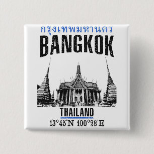 Bangkok 2 Inch Square Button