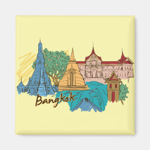 Bangkok, aimant de la ville de la Thaïlande