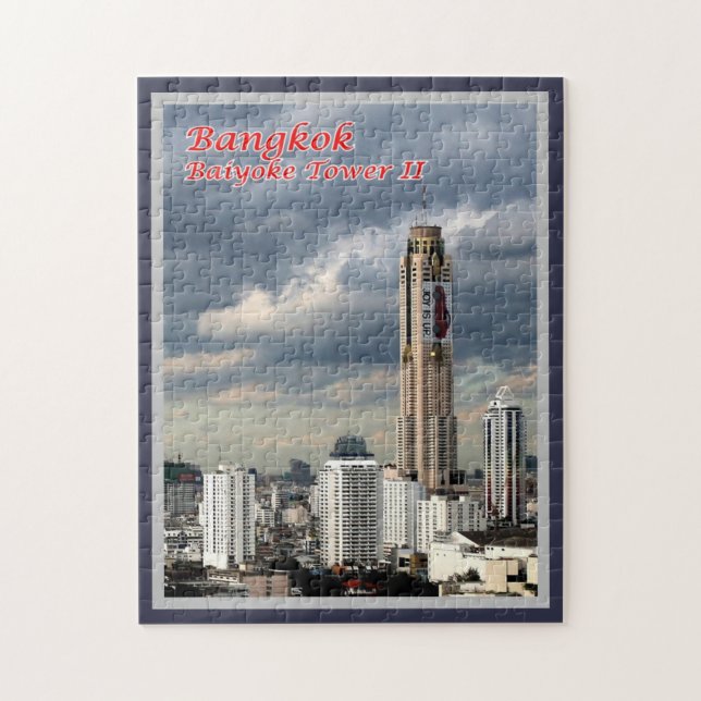 Bangkok - Bayoke Tower II - Thailand - Jigsaw Puzzle (Vertical)