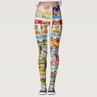 Bangkok Cereal Shelves: Foodland Editorial Leggings