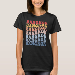 Bangkok City Groovy Retro T-Shirt